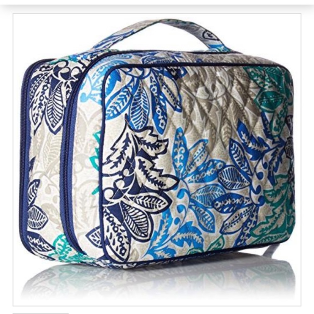 Vera Bradley Large Iconic Brush & Blush Travel Case - Picture 2 of 9